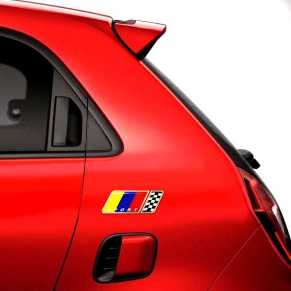 Universal Sports Badges til biler, Basic Kit, Italien Ternet Flag