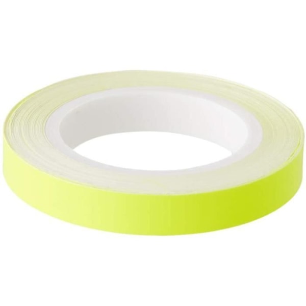 Självhäftande tejper - Ränder - Fluorescerande gul - 7 mm x 3 mt - Strålkastaranpassning - Väderbeständighet