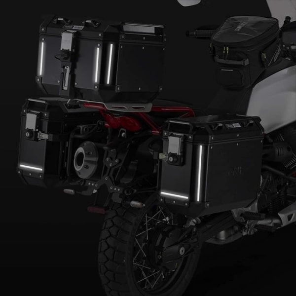Reflekterande Tejpbitar - Ej specificerat - 1 x 30 cm - 2 Bit - Svart - Motorcykelsäkerhet