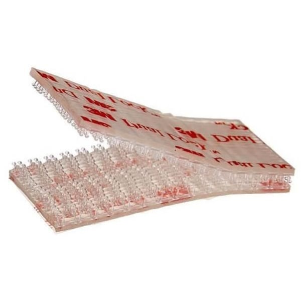 Fästsystem - 3M - Dual Lock - Transparent - 20 x 60 mm - Förpackning med 4 st Transparent