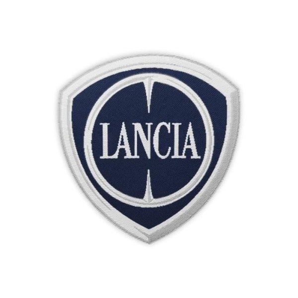 Officiell Lancia-lapp, sköldlogotyp, 60 x 60 mm