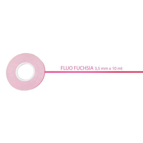 Klæbestrimler til biler, Neon Fuchsia, 3,5 mm x 10 mt