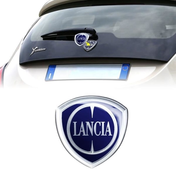 Lancia Official Logo 3D Sticker för Ypsilon, Bakre, 71 x 73 mm