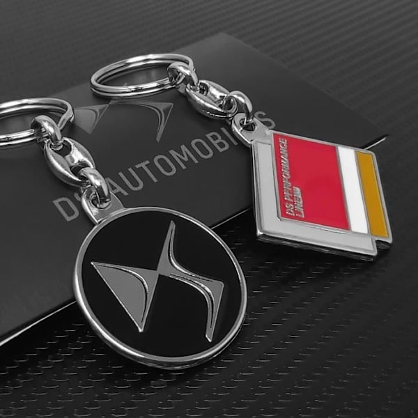 Officiel DS metal nøglering, sort