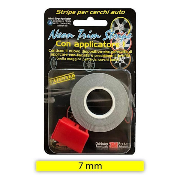 Reflekterende bånd - Ikke specificeret - Gul - 7 mm - 6 mt - Personalisering af bilfælge Gul