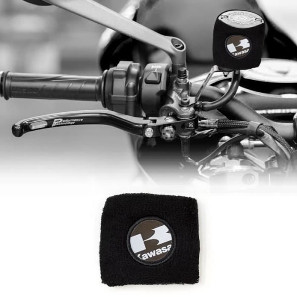 Svampmanschett för motorcykelbromsvätskebehållare, Kawasaki, svart