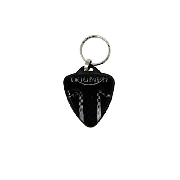 Triumph Shield Motorcykel nøglering, sort