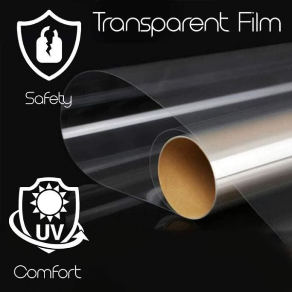 Filmskydd - Ej angivet - 0,5 x 3 mt - Transparent - Repåresistent - UV-skydd Transparent