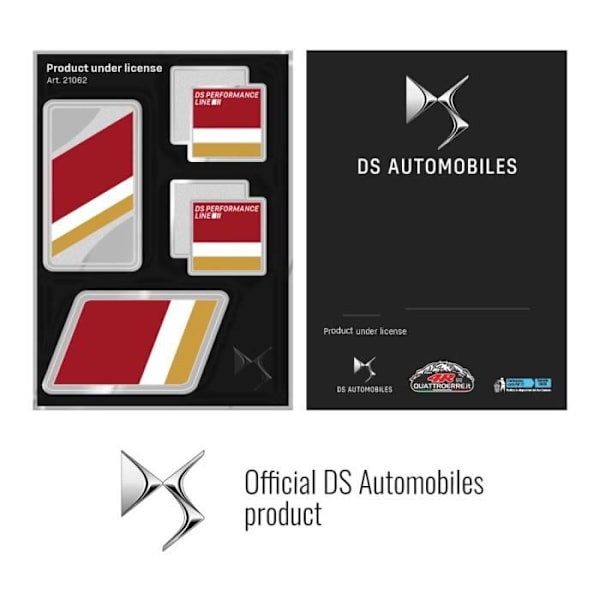 DS Performance Line Official 4 Logos Stickers