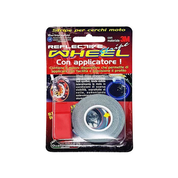 Reflekterande tejpbitar - Ej specificerat - Motorcykel - Röd - 5 mm - 6 mt
