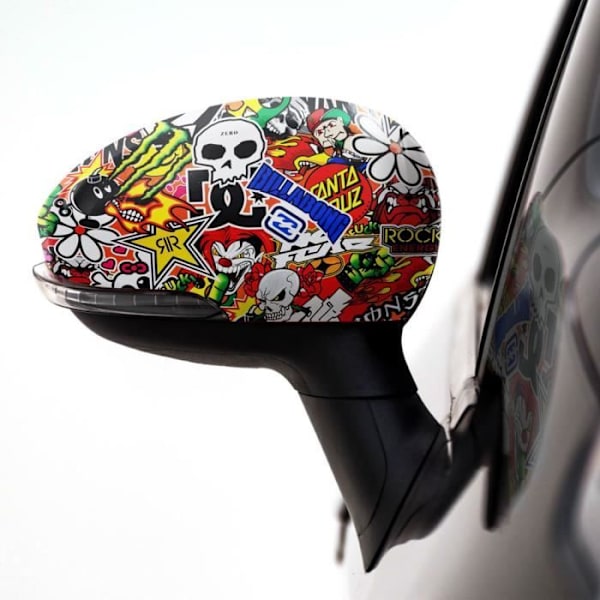 Självhäftande omslagsfilm - Sticker Bomb - 50 x 70 cm - Hållbar - Reptålig - Lätt att applicera