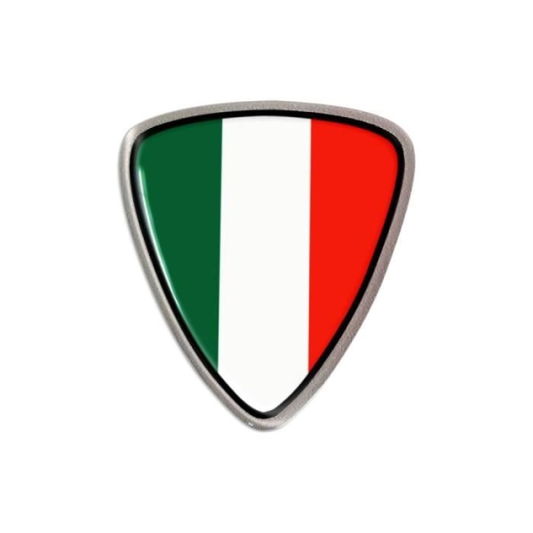 3D Sticker Sticker - OEM - Italy Crest - 35 x 40 mm - Transparent harpiks - Multi-purpose Lyse farver