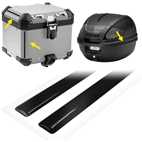 Reflekterande Tejpbitar - Ej specificerat - 1 x 30 cm - 2 Bit - Svart - Motorcykelsäkerhet