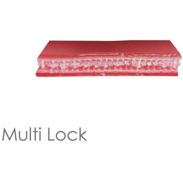 Fästsystem - Multi-Lock - Avtagbar - Transparent - Paket med 4 stycken - 25 x 50 mm