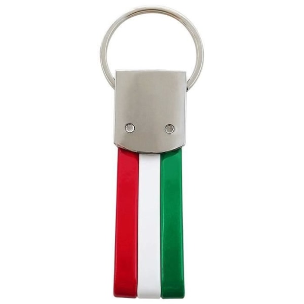 Officiell Abarth Keychain, Tricolor Italien flagga