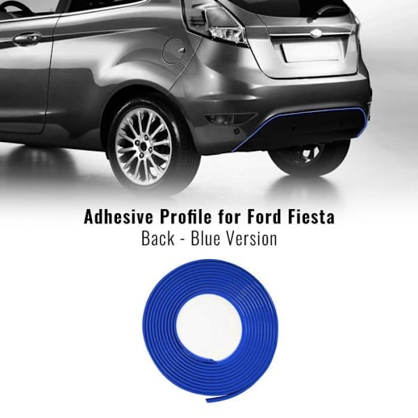 Bakre självhäftande profil för Fiesta Car, blå