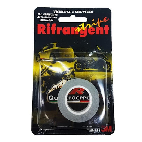 Reflekterende Tape - Ikke specificeret - 12,5 mm x 3 m - Hvid - Multi-brug - Vejrresistent Vit