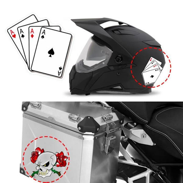 Autocollant - Panthéres - 14 x 16 cm - Sort - Holdbar - Personalisering af bil/motor/cykelhjelm