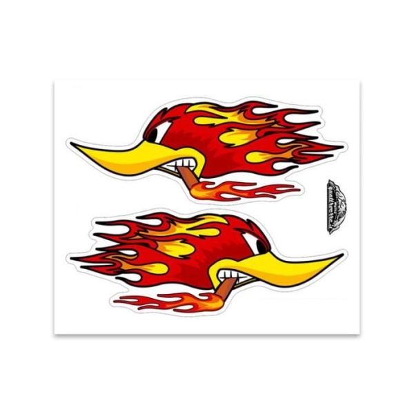 Klistermärke Klistermärke Pic Flames, 10 x 12 cm