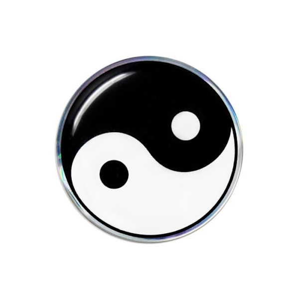 3D Yin Yang-dekal, 48 x 48 mm