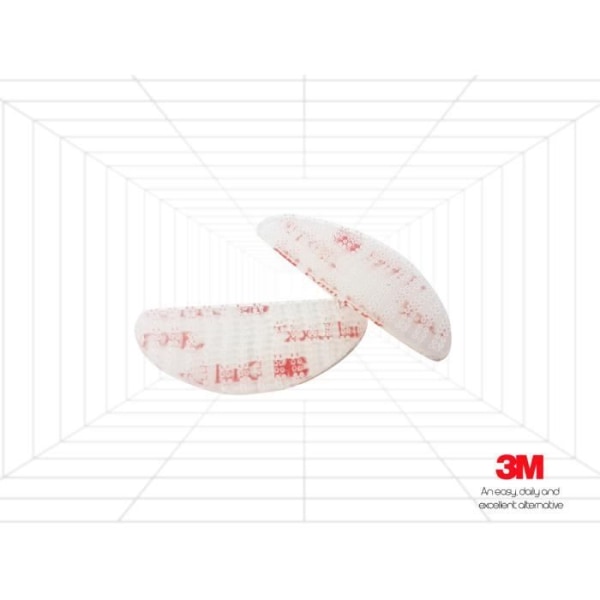 Dual Lock Telepass, 3M avtagbart fixeringssystem, Transparent, 2 delar