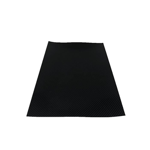 Filmadhesiv - Carbon Real Look - 25 x 35 cm - Tredimensionell effekt - Svart färg - Lätt applicering Kol