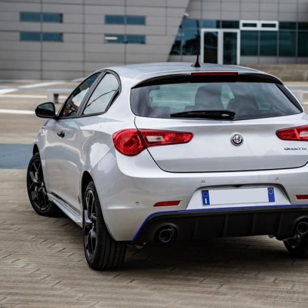 Bagklæbende profil til Alfa Romeo Giulietta bil, blå