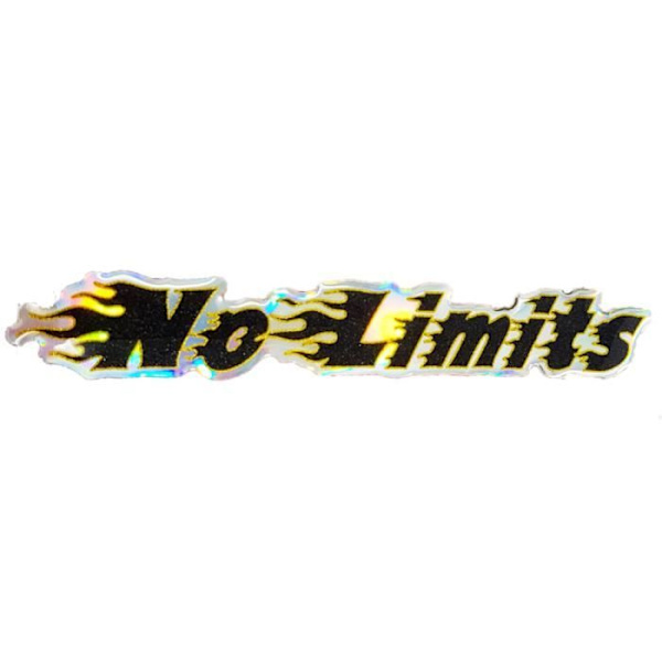 3D Sticker Decal No Limits Sort, 97 x 18 mm