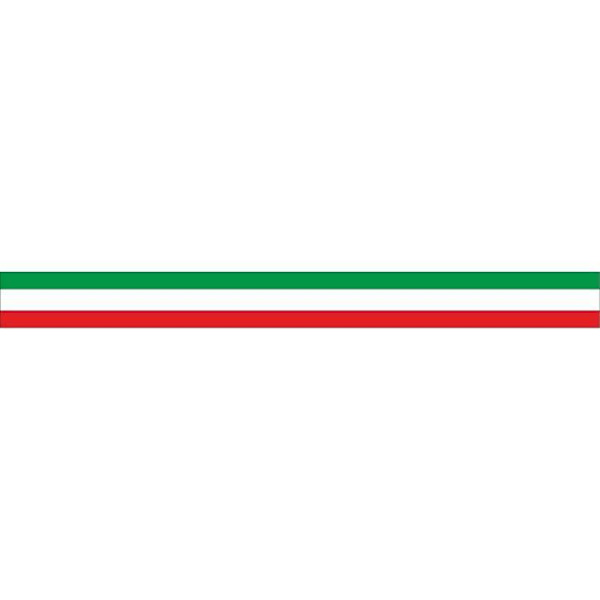 Italien Flag klæbestrimmel, 3 x 33 cm