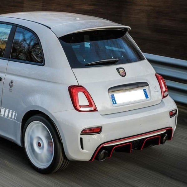 Klæbende profil til bagkofanger Fiat 500 Abarth, rød