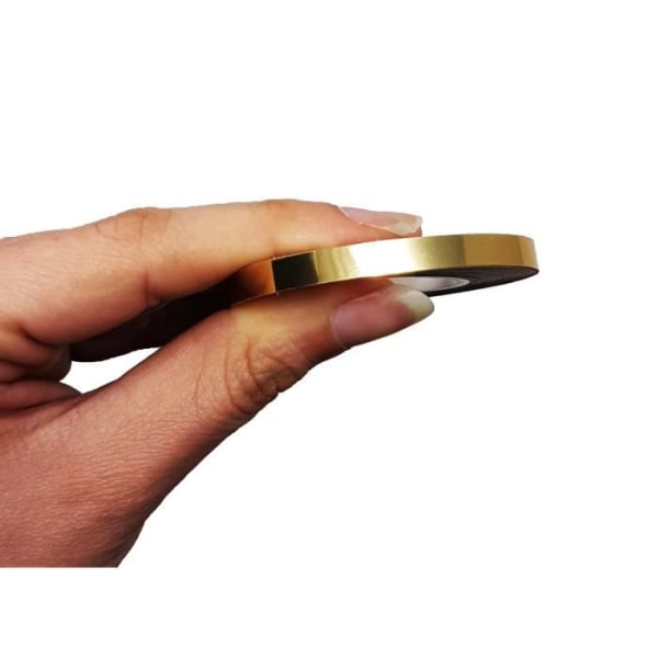 Självhäftande band - Racing - 5 mm x 6 mt - Ljust guld - Fälgpersonalisation - Hög motståndskraft Golden Lucide