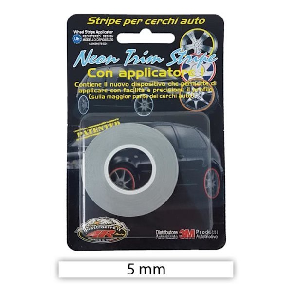 Reflekterande tejpbitar - Ospecificerad - 5 mm x 6 mt - Vit - För motorcyklar - Sportanpassning