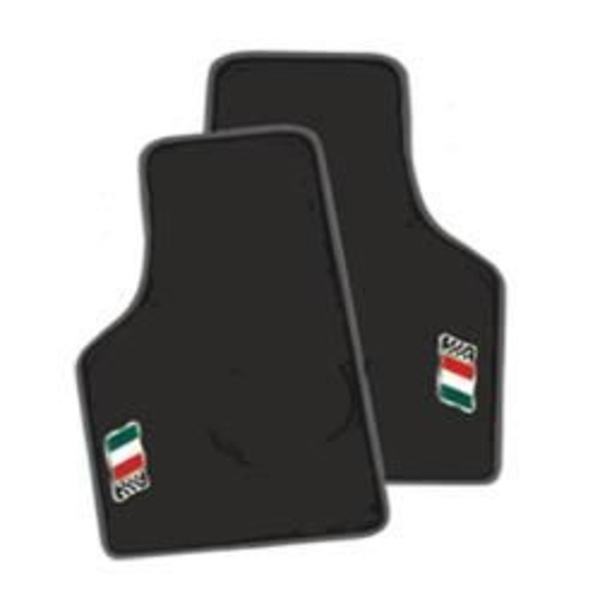 Universella sportmärken för bilar, komplett kit, Carbon Italy Flag