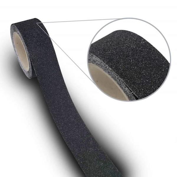 Safety Walk Anti-Slip selvklæbende rulle, sort, 19 x 18 mm