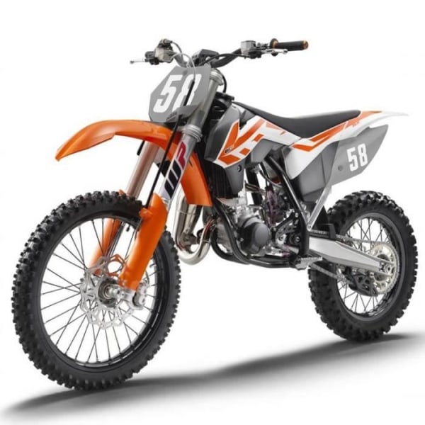 Autocollant Nummer - Ej specificerad - 5 - Vit - Pack om 3 - Höjd 21 cm