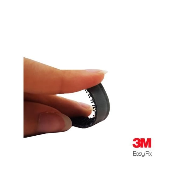 3M Dual Lock avtagbart fixeringssystem, svart, 15 x 25 mm, 10 stycken