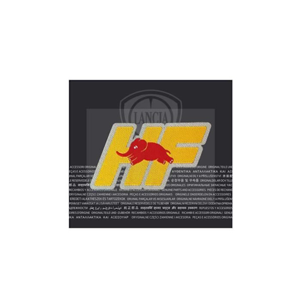 Lancia Official HF Patch, Logotyp, 60 x 35 mm
