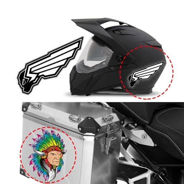 Sticker Pic Flames Ternet Flag Sticker, 20 x 24 cm