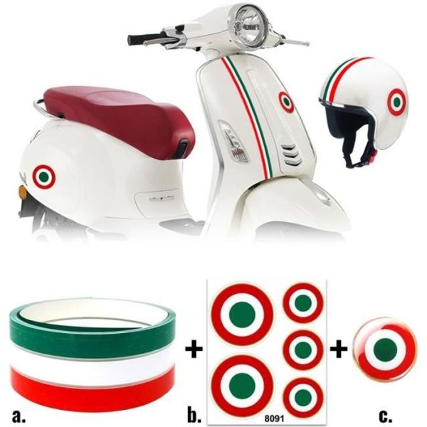 Italien Sticker Kit för Vespa Piaggio