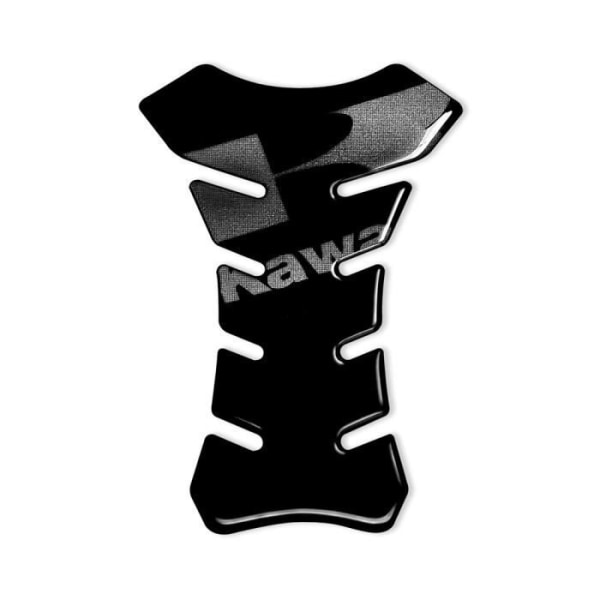 Skydd Reservoar 3D - Protek - Kawasaki - Svart - 20 cm - 12,5 cm Svart