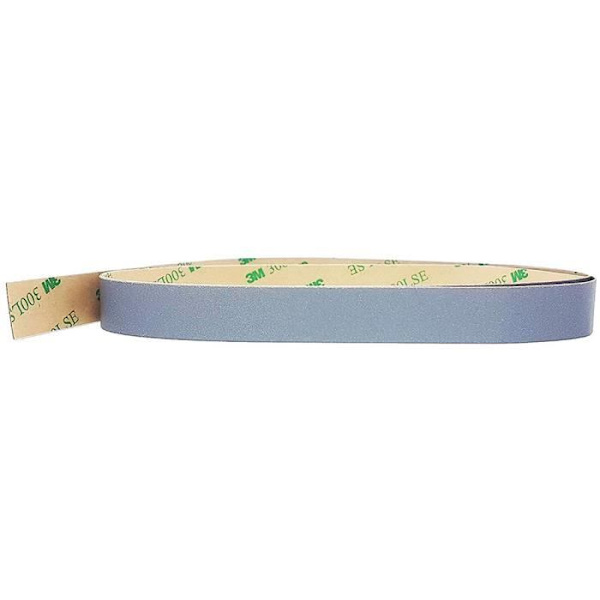 Hvid reflekterende stoftape til jakker Bukser, rulle 15 mm x 1 meter