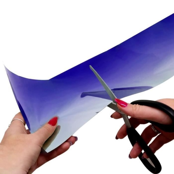 Solskyddsremsa - Ej specificerad - Gradient - Anti-repa polyester - 130 x 20 cm - Blå Blå