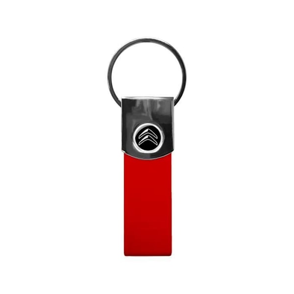 Officiel Citroën rød nøglering, sort logo