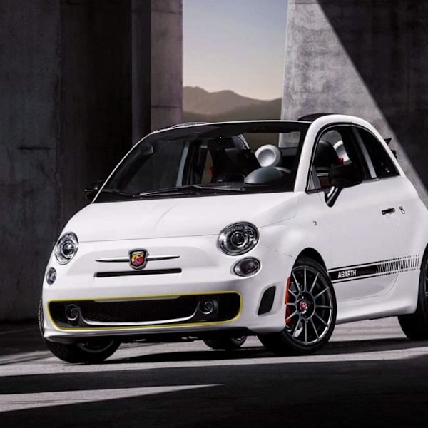 Klæbeprofil - Fiat - 500 Abarth - Gul - 3 mm x 300 cm - 1 rengøringsserviet