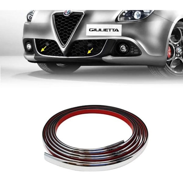 Profil Adhæsiv - Alfa Romeo - Giulietta - Kromet - 2 Servietter Easy Cleaner Pro - Bil