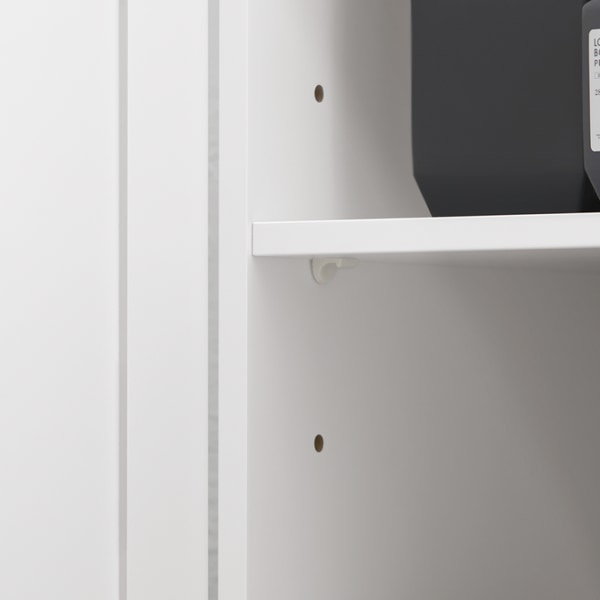 SoBuy Underskab Badeværelsesskab med hylder BZR107-W White High cabinet