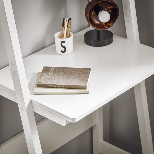 SoBuy Skrivbord med bokhylla Hörnbord FRG60-W Length 64 cm