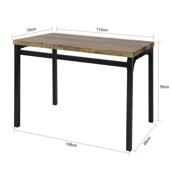 SoBuy Køkkenbord med 4 skamler Køkkenbord OGT28-N+FST72-Nx4