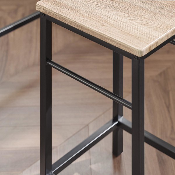 SåKøb Trækøkken Gårdhave Spisestue Møbler, Bord og taburetter,OGT11-N Wood table with 4 stools