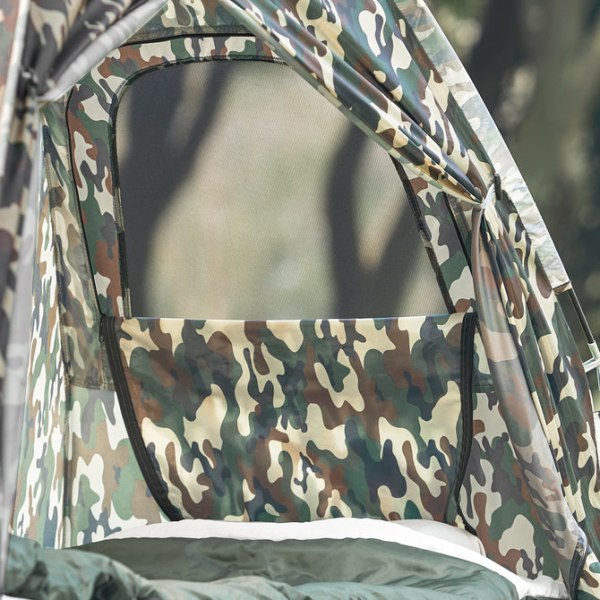 SoBuy Ulkokäyttöön Yhden hengen teltta Retkeilyteltta OGS32-TN camouflage For 1 Person